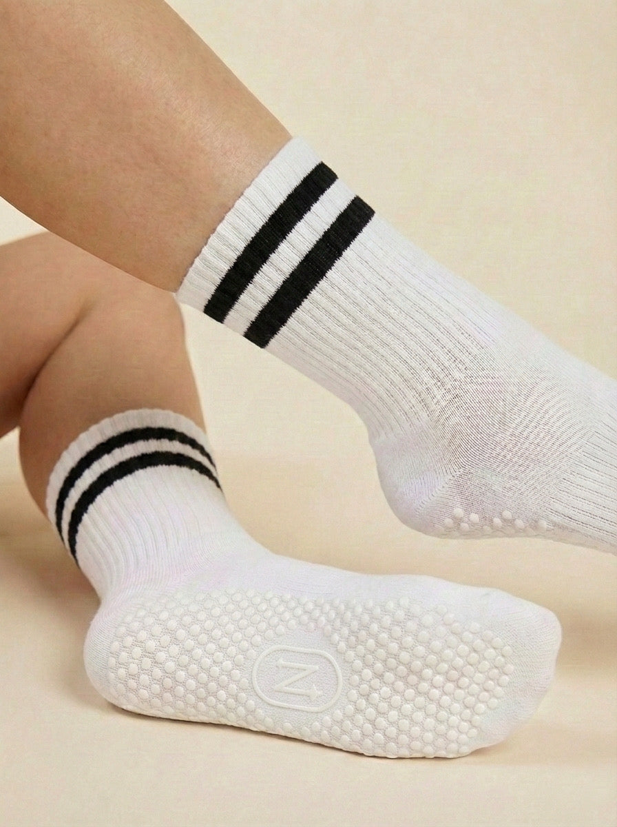 Anti Slip Sokken | Wit & Zwart
