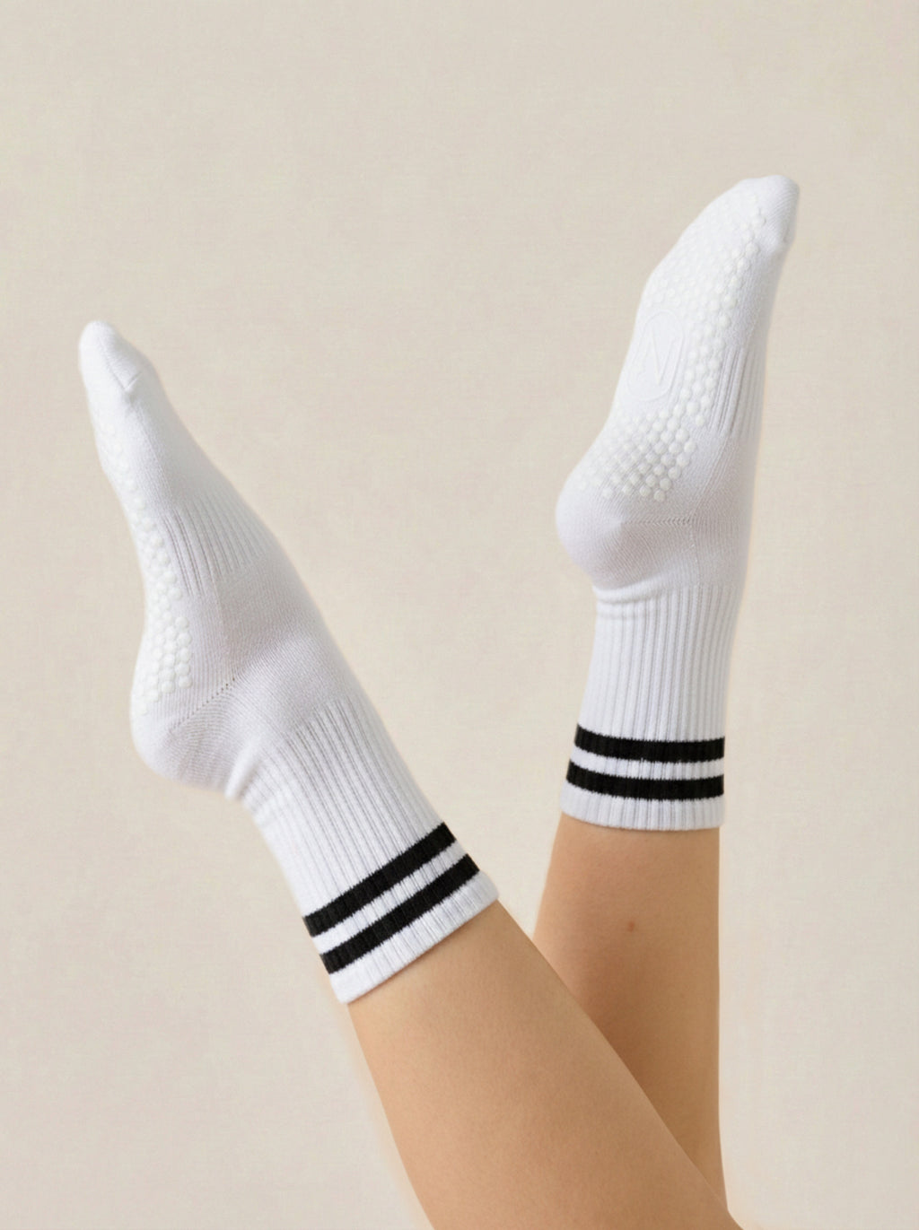 Anti Slip Sokken | Wit & Zwart