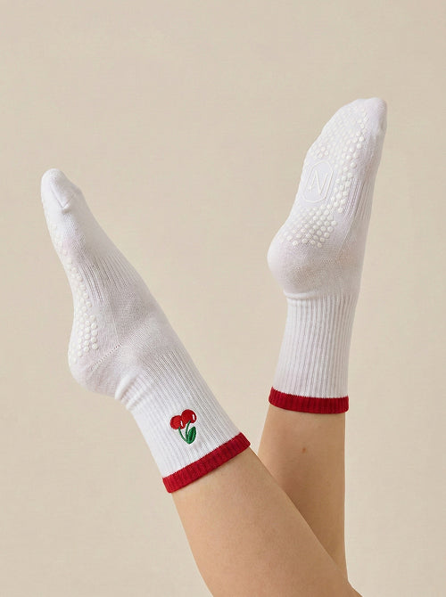 Anti Slip Sokken | Kersen Rood
